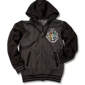 Official Hogwarts School of Magic and Wizzardry zip up Hoodie for Men XL